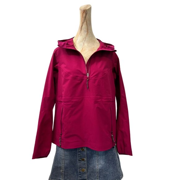 Lululemon Raspberry Water-Repellent Windproof Hooded Pullover Jacket - Picture 3 of 6